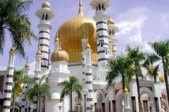 Moskee in Kuala Lumpur met kinderen