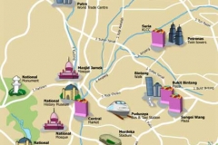 Plattegrond Kuala Lumpur met kinderen