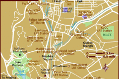 Stadsplattegrond Kuala Lumpur met kinderen
