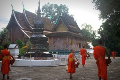 Luang Prabang Laos terug van aalmoezenieren