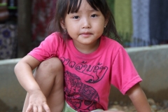 Stoere meid Laos