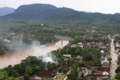 Uitzicht over Luang Prabang Laos