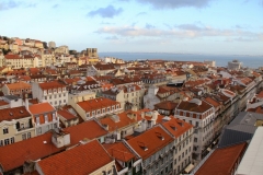 Uitzicht op Lissabon met kinderen
