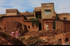 Wonen in de atlas Marokko met kinderen