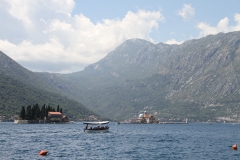 Baai van Kotor Montenegro met kinderen