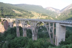 Tara canyon Montenegro met kinderen