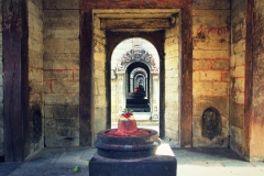 Doorkijkje Pashupatinath Kathmandu met kinderen