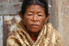 Kathmandu marktvrouw