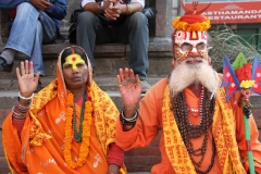 Kleurrijk Kathmandu met kinderen