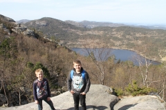 Prekestolen Noorwegen met kinderen