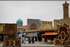 Buchara zijdestad Oezbekistan met kinderen