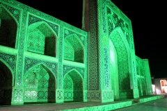 Mooie verlicht Buchara Oezbekistan met kinderen