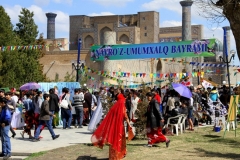 Oude tradities in Samarkand Oezbekistan met kinderen
