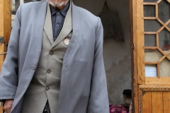 Verkoper Buchara Oezbekistan met kinderen