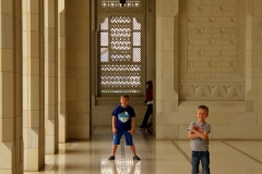 Sultan Qaboos moskee doorkijk