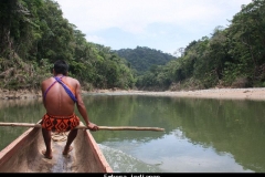 Embera indianen Panama met kinderen