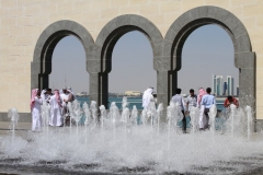 Doha Qatar met kinderen