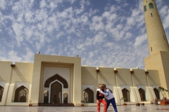 Doha Qatar met kinderen