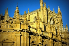 Kathedraal Sevilla met kinderen