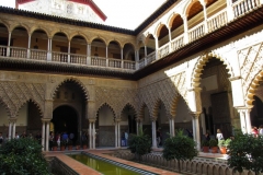 Palazzo reales Sevilla met kinderen