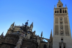 Kathedraal Sevilla met kinderen