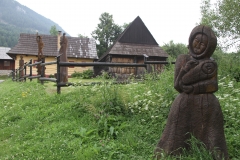 Vlkolinec Slowakije met kinderen