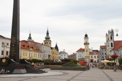Banska Bystrica Slowakije met kinderen