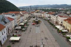 Banska Bystrica Slowakije met kinderen