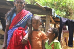 Tamil Sri Lanka met kinderen