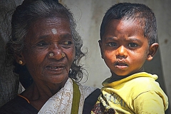 Tamil Sri Lanka met kinderen