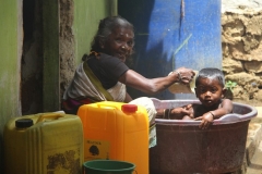 Tamil Sri Lanka met kinderen