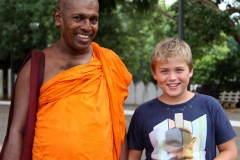 Ontmoeting Sri Lanka met kinderen
