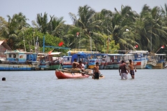 Negombo Sri Lanka met kinderen