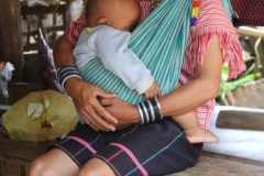 Bergvolkeren Thailand met kinderen