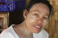 Hmong vrouw Thailand met kinderen