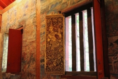 Interieur wat Chang Man Chang Mai Thailand met kinderen