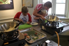 Koken restaurant Blue Elephant Bangkok met kinderen