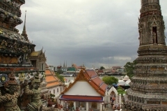 Wat Arun uitzicht Bangkok met kinderen