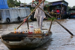 Vietnam Mekong delta drijvende markt