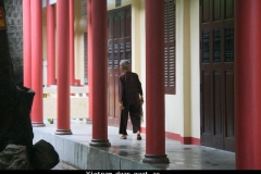 Vietnam aandoenlijk mooie monniken in het klooster van Nha Trang