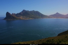 Kaapse kust houtbaai Zuid Afrika met kinderen