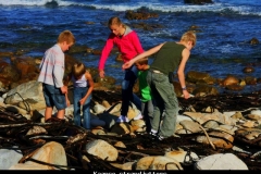 Kaapse strandjutters Zuid Afrika met kinderen
