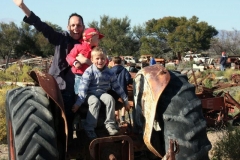 Kleine karoo landbouw museum Zuid Afrika met kinderen