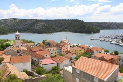 Skradin Zuid Kroatië met kinderen