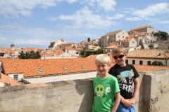 Dubrovnik uitzicht Zuid Kroatië met kinderen