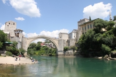Mostar Bosnie Zuid Kroatië met kinderen