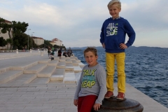 Zadar Zuid Kroatië met kinderen