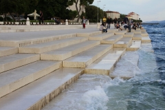 Zadar waterorgel Zuid Kroatië met kinderen