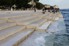 Zadar waterorgel Zuid Kroatië met kinderen