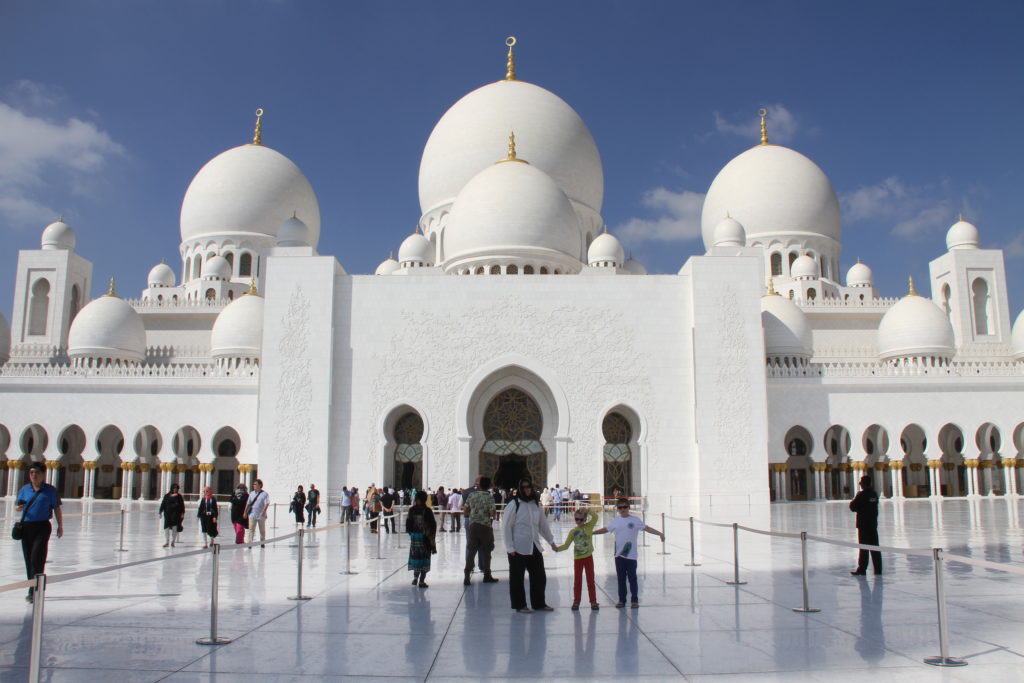 Abu Dhabi Sjeikh Zajed mosque Abu Dhabi